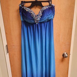 Strapless Formal Deb Dress 20W